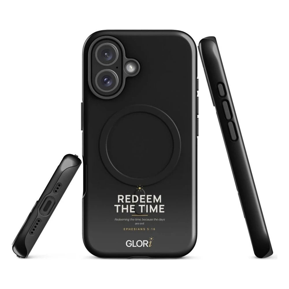 MagSafe Tough Case — Redeem the Time — Black — iPhone 16