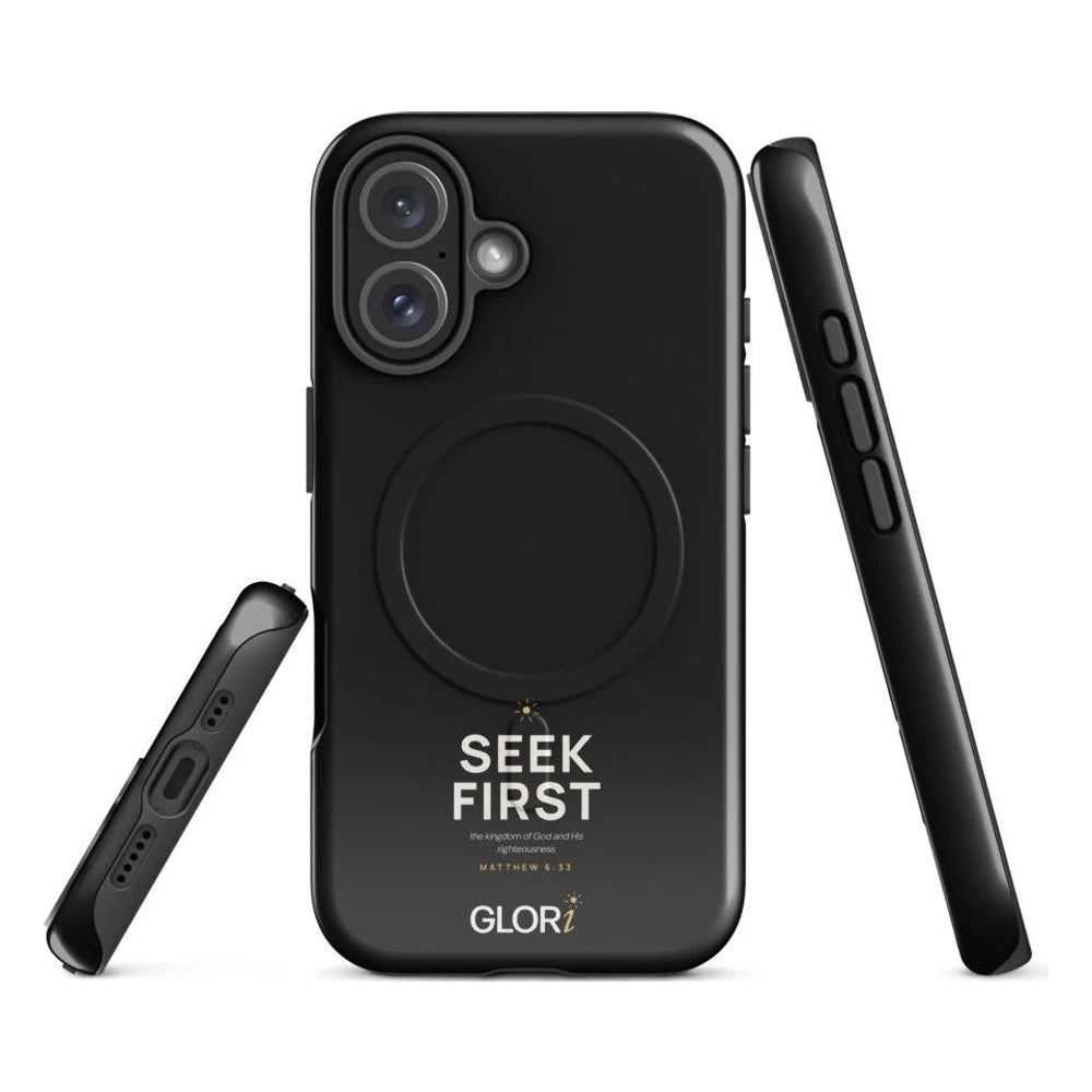 MagSafe Tough Case — Seek First — Black — iPhone 16