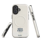 MagSafe Tough Case — Seek First — Cream — iPhone 16