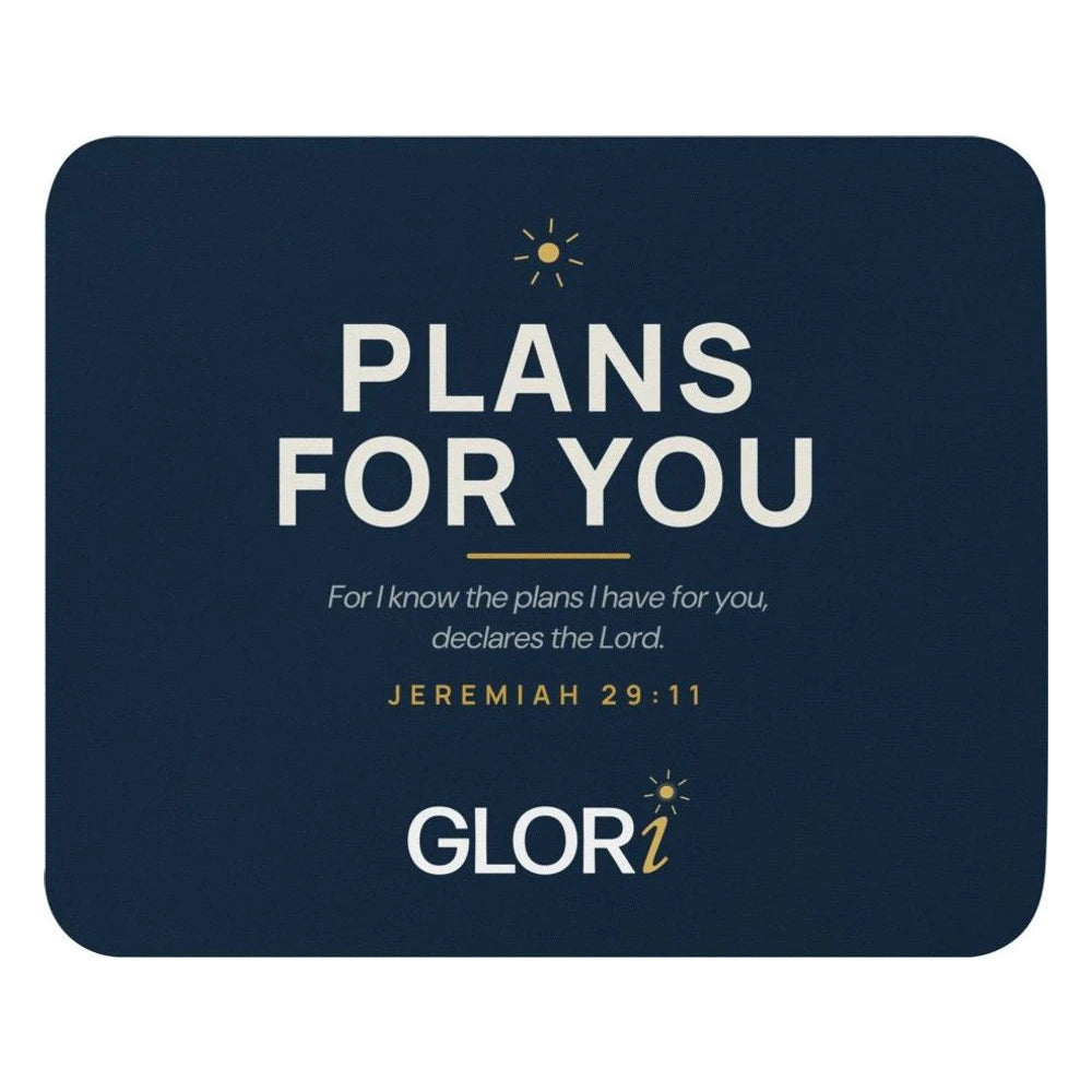 Mouse Pad — Plans for You — Navy