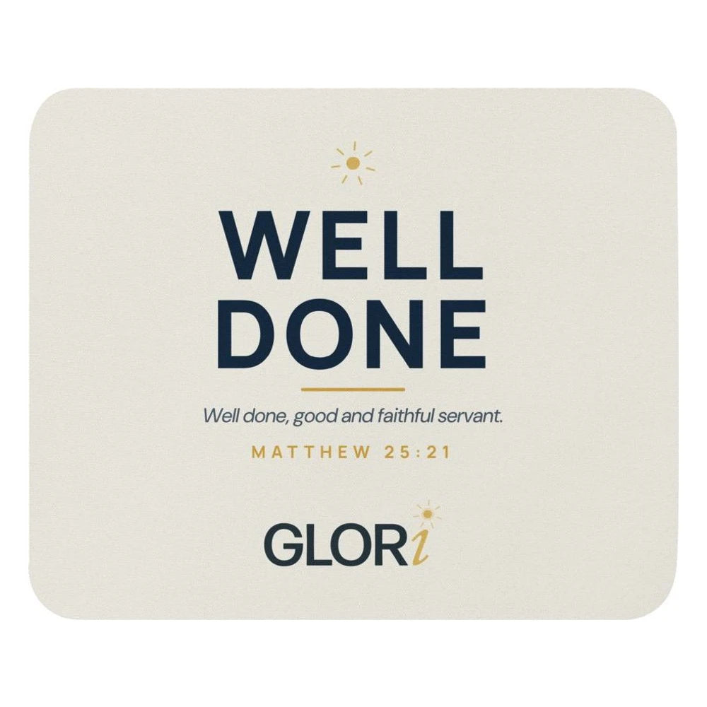 Mouse Pad — Well Done — Cream