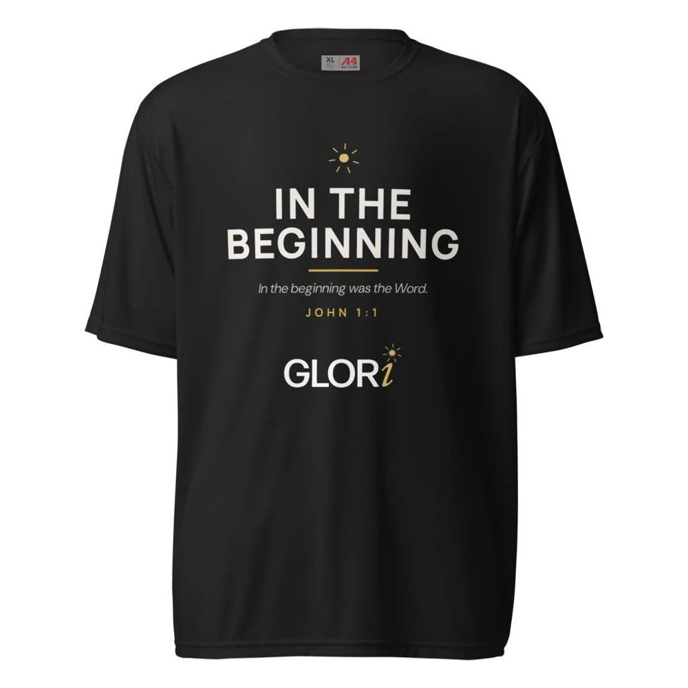 Performance Tee — In the Beginning — Black