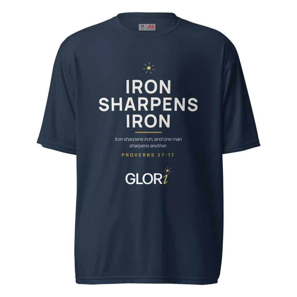 Performance Tee — Iron Sharpens Iron — Navy