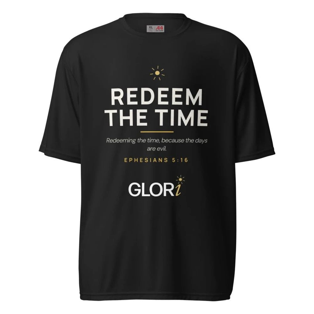Performance Tee — Redeem the Time — Black
