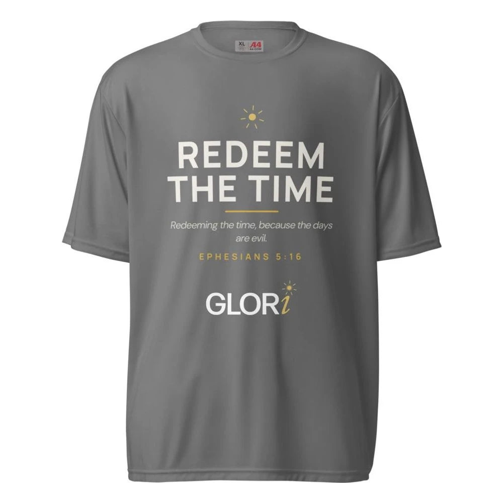 Performance Tee — Redeem the Time — Graphite