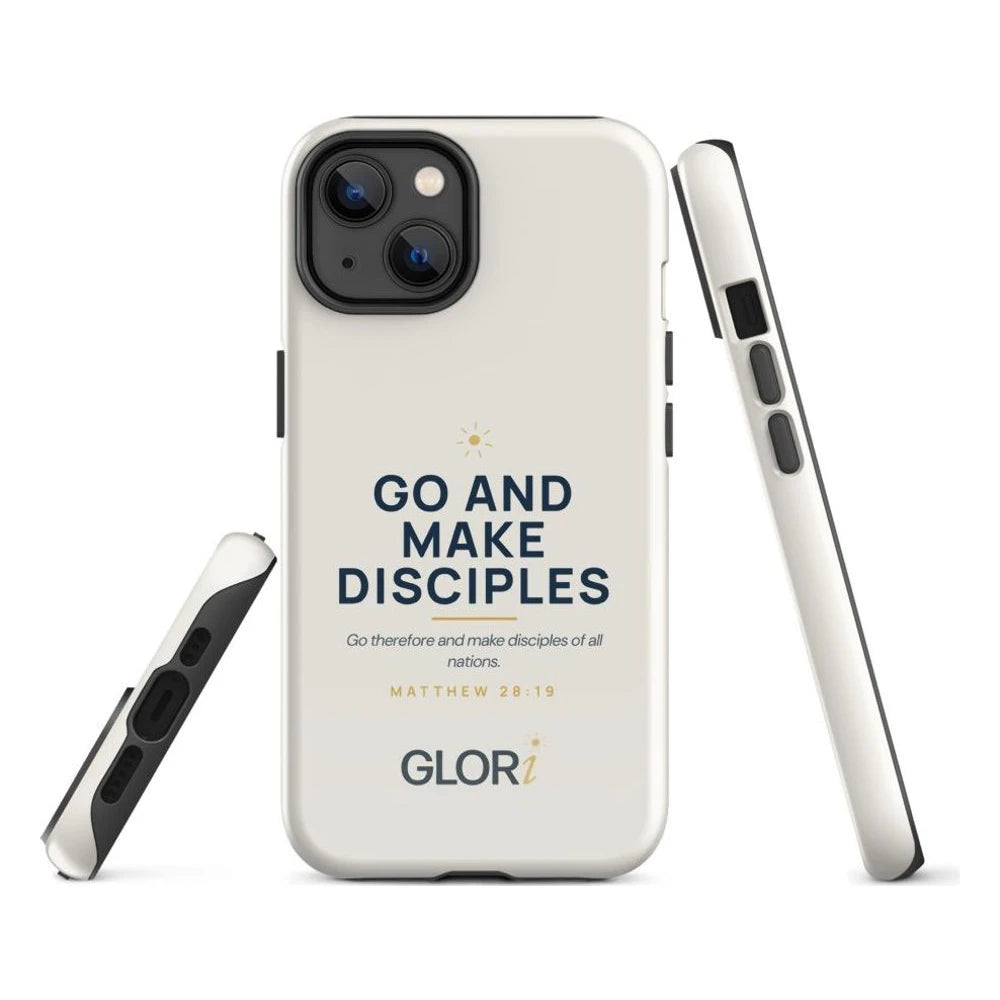 iPhone Tough Case — Go and Make Disciples — Cream — iPhone 14