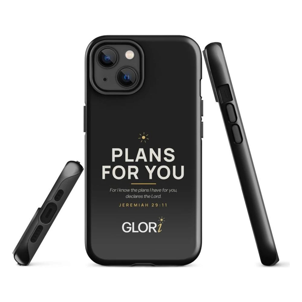 iPhone Tough Case — Plans for You — Black — iPhone 14
