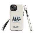 iPhone Tough Case — Seek First — Cream — iPhone 14