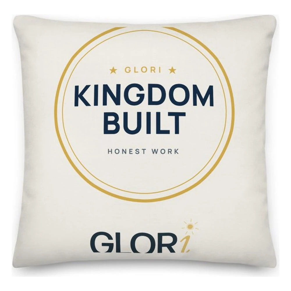 Throw Pillow — Kingdom Built — Cream