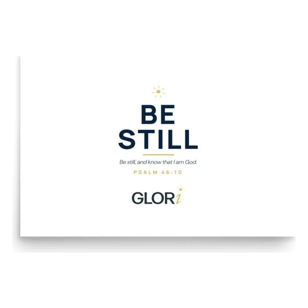 Verse Print — Be Still