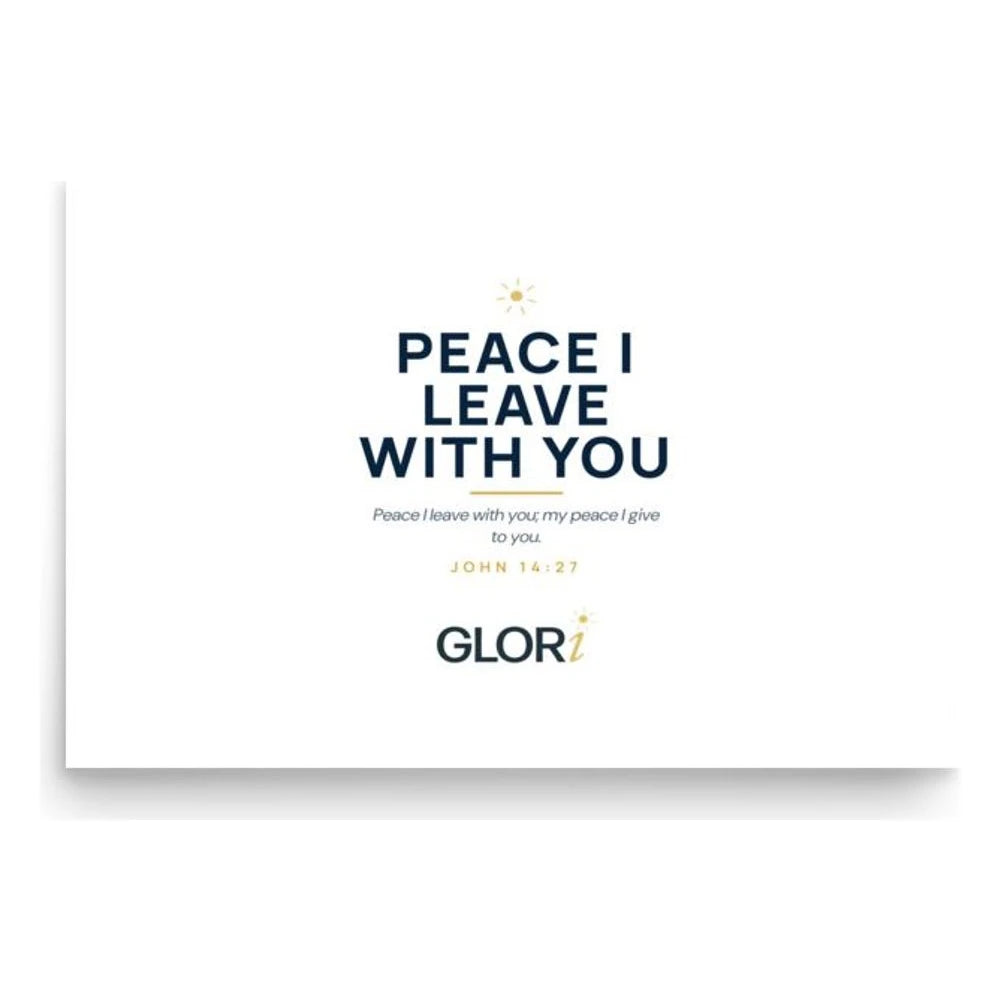 Verse Print — Peace I Leave With You
