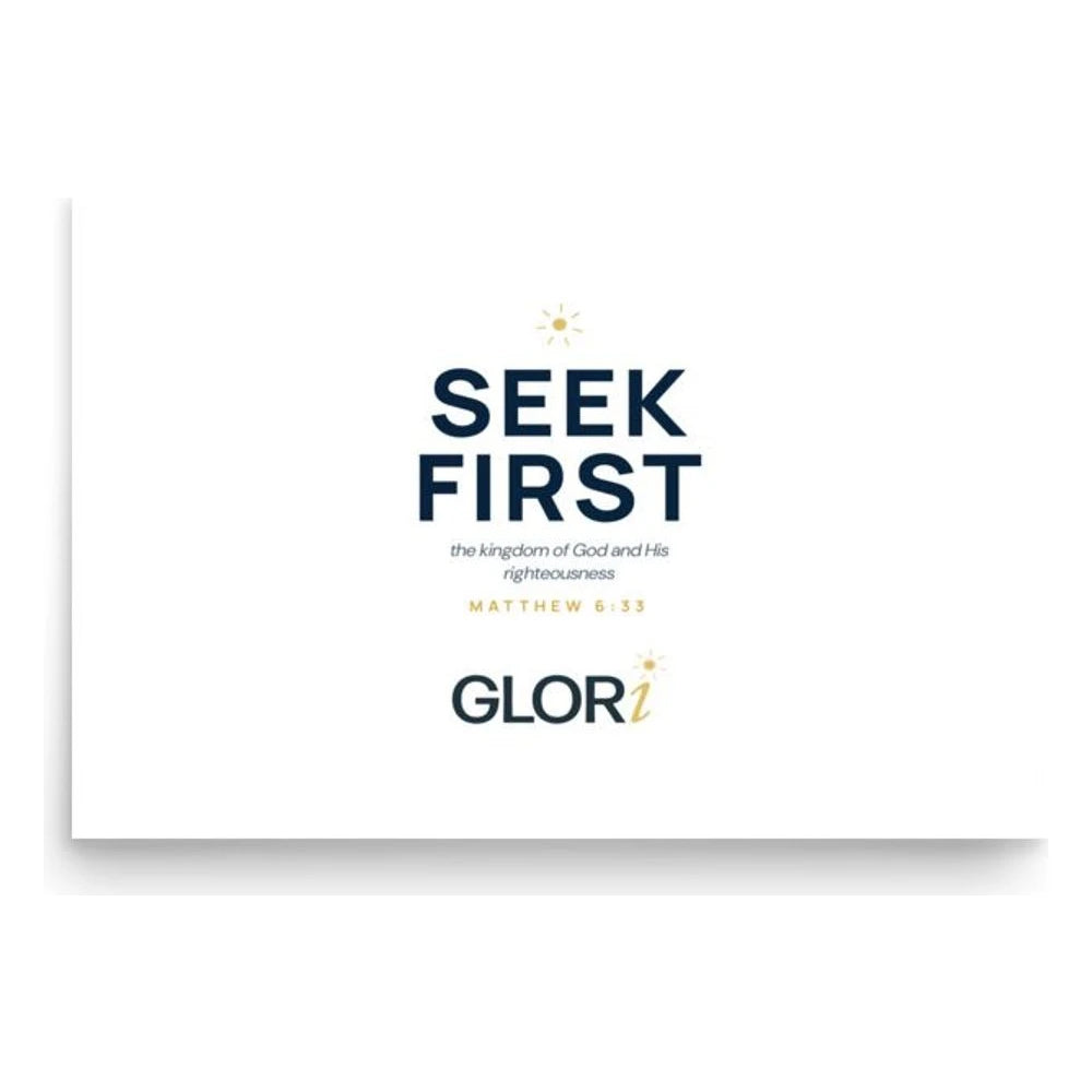 Verse Print — Seek First
