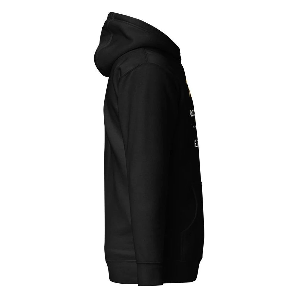 Black, right side view