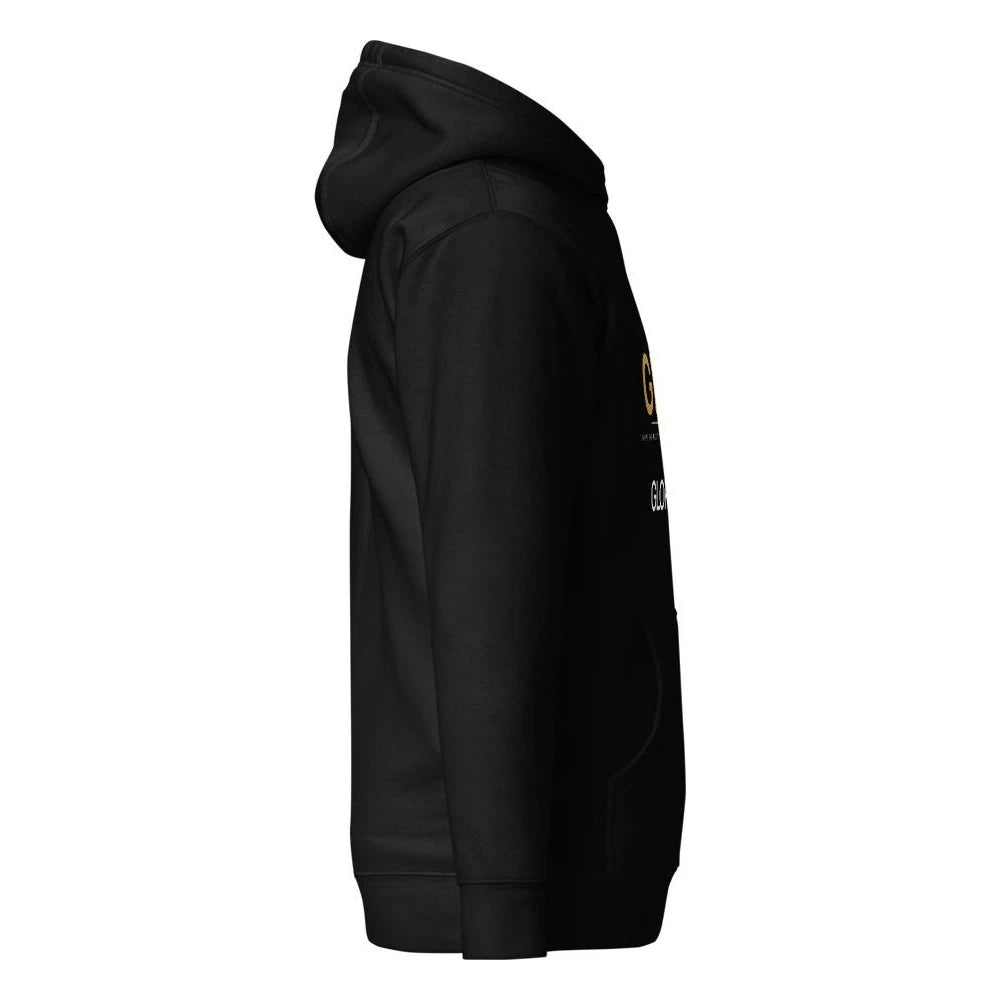 Black, right side view