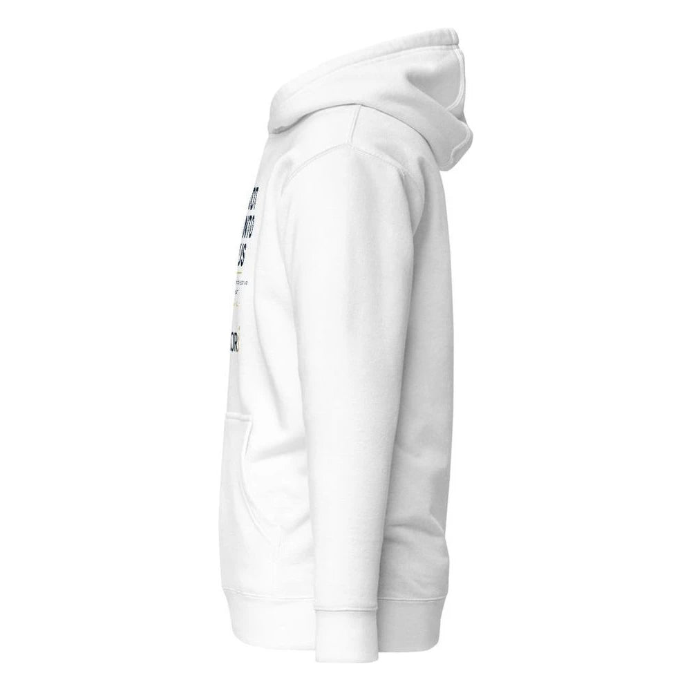 White, left side view