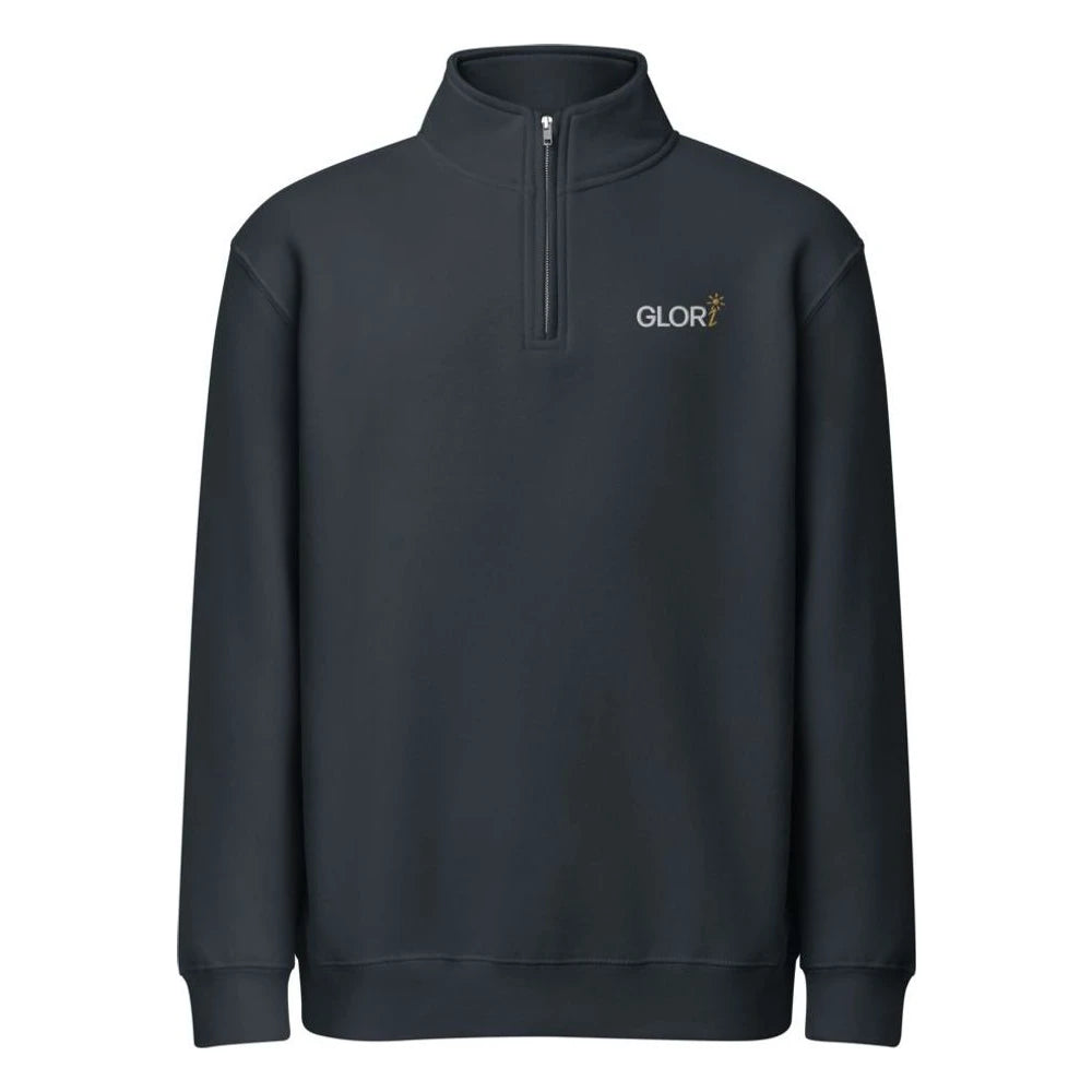 Embroidered Quarter-Zip — Lane Seven LS14014