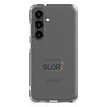 Galaxy Clear Case — All for His GLORi — Navy — Samsung Galaxy S24