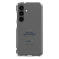 Galaxy Clear Case — In the Beginning — Navy — Samsung Galaxy S24