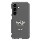 Galaxy Clear Case — Lamp to My Feet — White — Samsung Galaxy S24