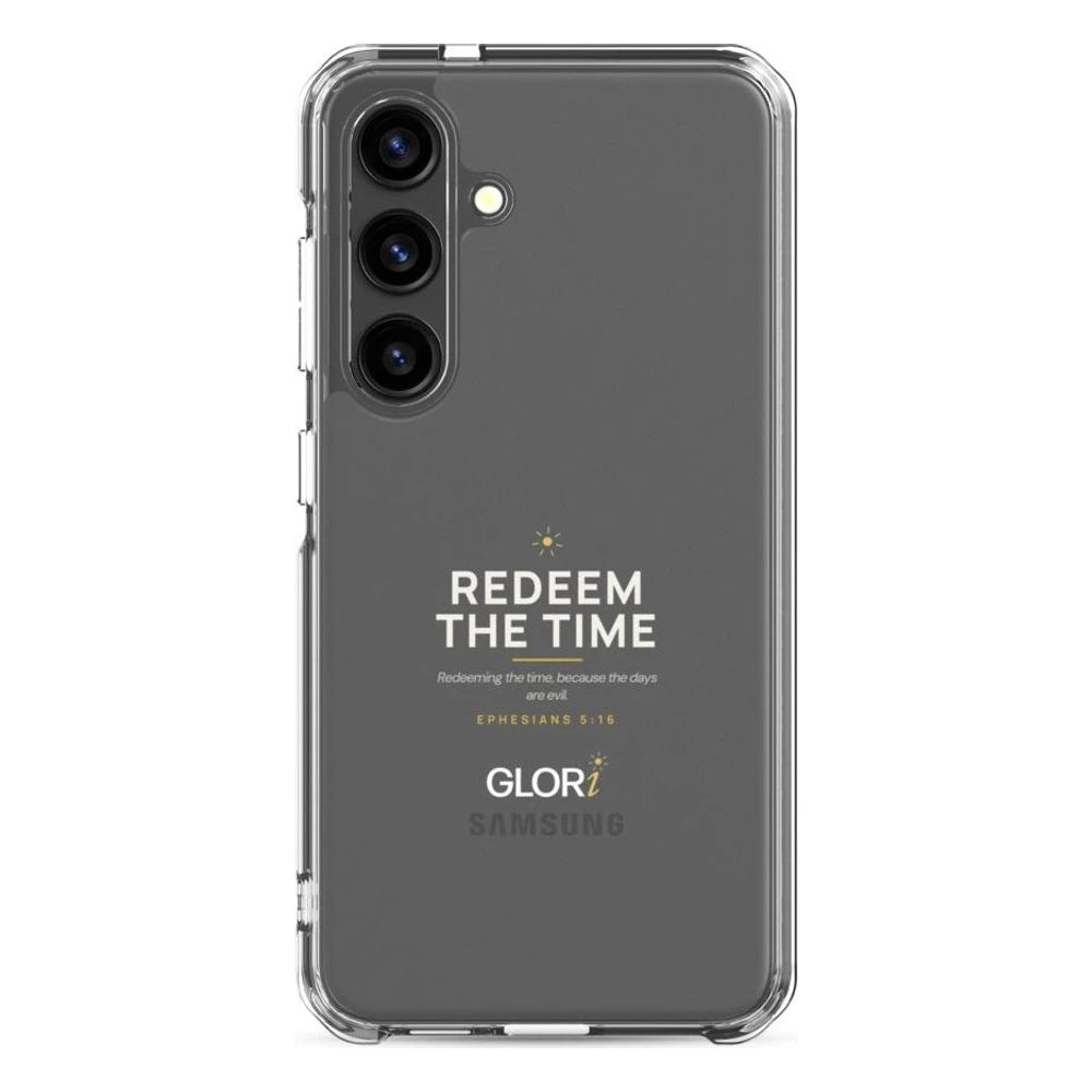 Galaxy Clear Case — Redeem the Time — White — Samsung Galaxy S24