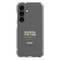 Galaxy Clear Case — Redeem the Time — White — Samsung Galaxy S24