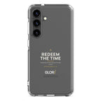 Galaxy Clear Case — Redeem the Time — White — Samsung Galaxy S24