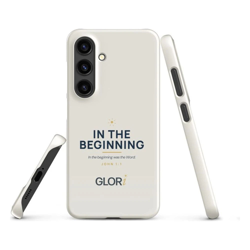 Galaxy Slim Snap Case — In the Beginning — Cream — Samsung Galaxy S24