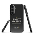 Galaxy Slim Snap Case — Lamp to My Feet — Black — Samsung Galaxy S24