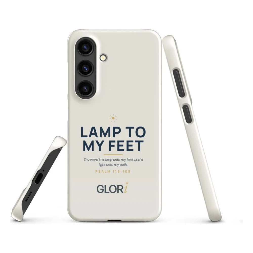 Galaxy Slim Snap Case — Lamp to My Feet — Cream — Samsung Galaxy S24