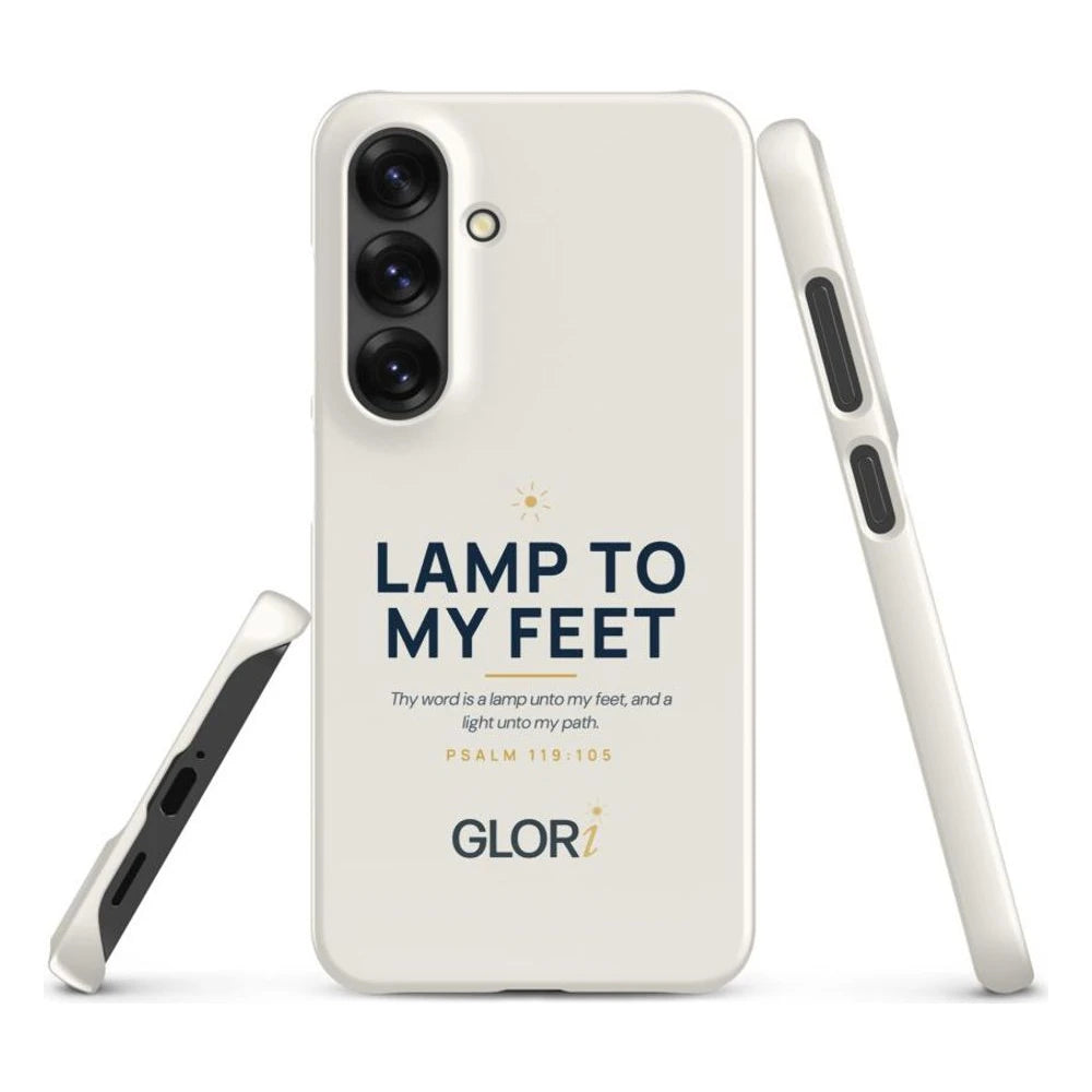 Galaxy Slim Snap Case — Lamp to My Feet — Cream — Samsung Galaxy S25