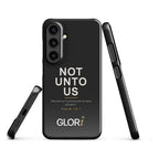 Galaxy Slim Snap Case — Not Unto Us — Black — Samsung Galaxy S24