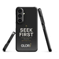 Galaxy Slim Snap Case — Seek First — Black — Samsung Galaxy S24