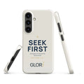 Galaxy Slim Snap Case — Seek First — Cream — Samsung Galaxy S24