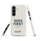 Galaxy Slim Snap Case — Seek First — Cream — Samsung Galaxy S24