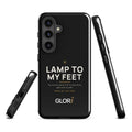 Galaxy Tough Case — Lamp to My Feet — Black — Samsung Galaxy S24