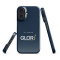 Slim Snap Case — All for His GLORi — Navy — iPhone 16