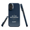 Slim Snap Case — In the Beginning — Navy — iPhone 16