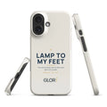 Slim Snap Case — Lamp to My Feet — Cream — iPhone 16