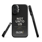 Slim Snap Case — Not Unto Us — Black — iPhone 16