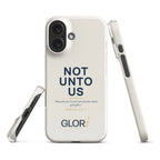 Slim Snap Case — Not Unto Us — Cream — iPhone 16