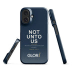 Slim Snap Case — Not Unto Us — Navy — iPhone 16