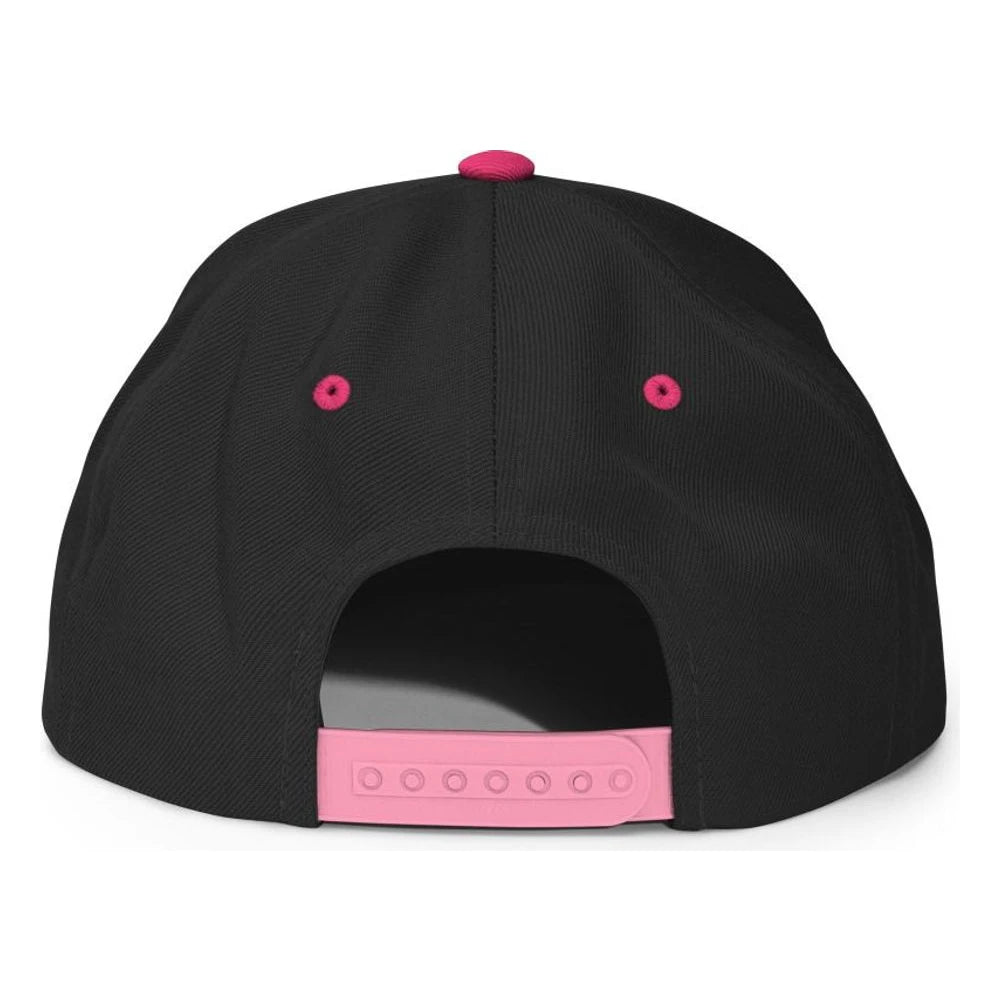 Black/ Neon Pink, back view