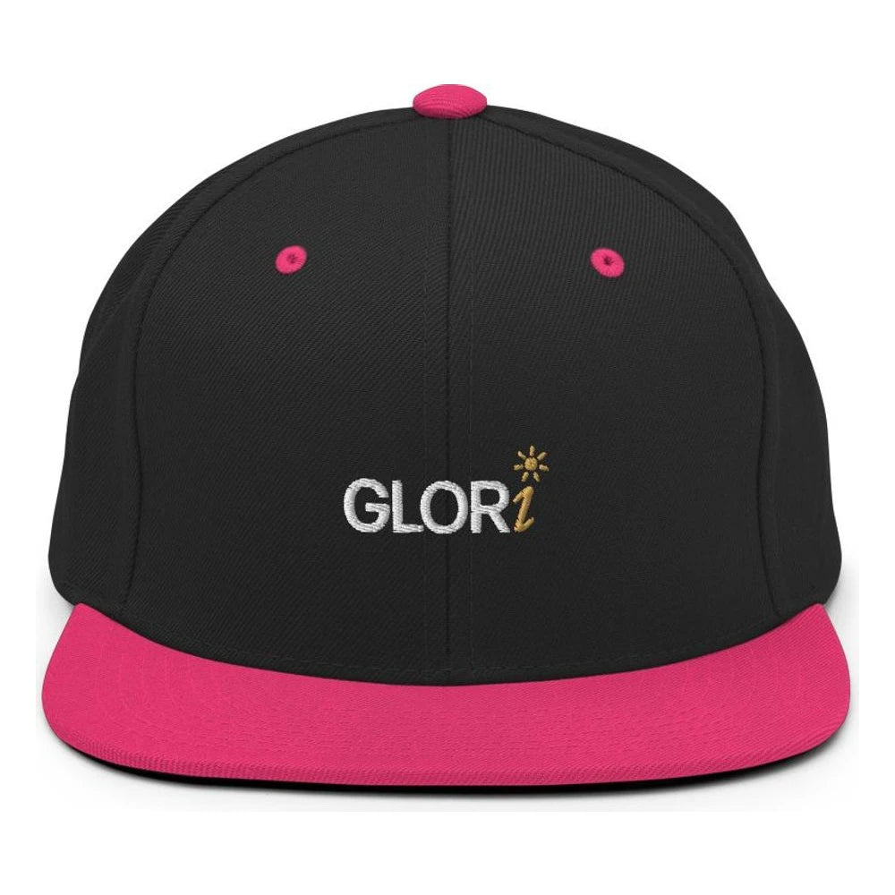 Black/ Neon Pink, front view