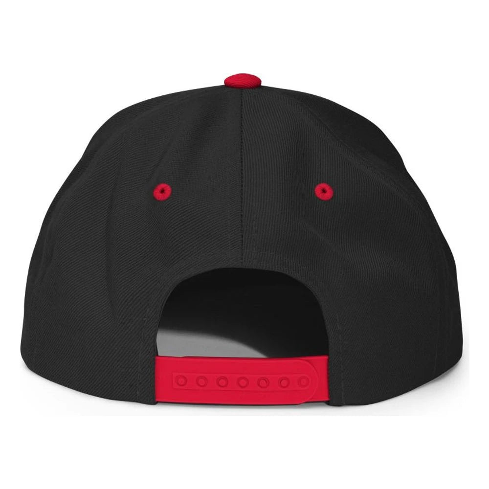 Black/ Red, back view