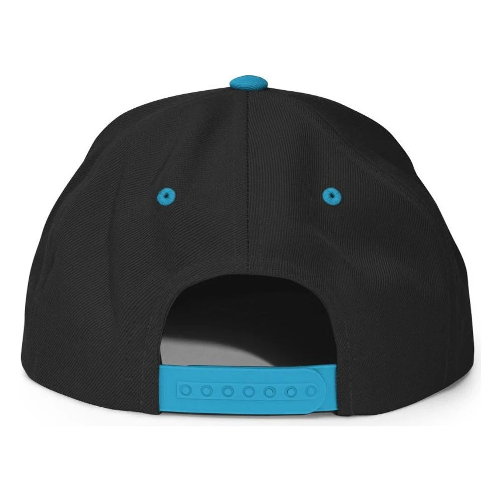 Black/ Teal, back view