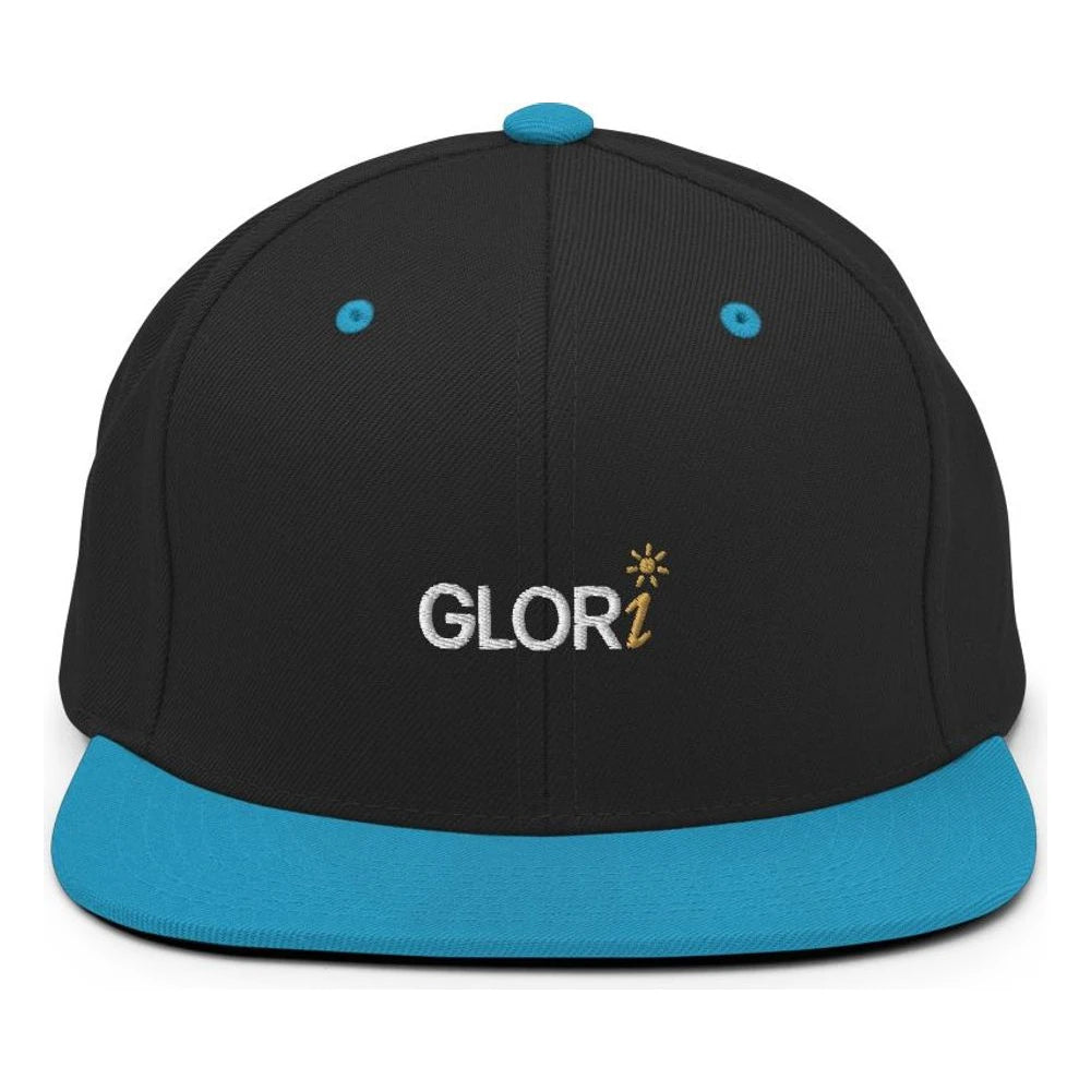 Black/ Teal, front view