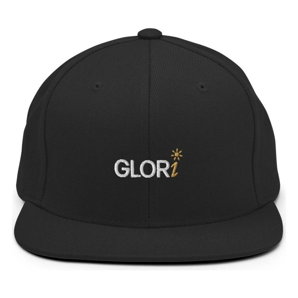 Black, front view