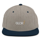 Heather Grey/ Navy, front view