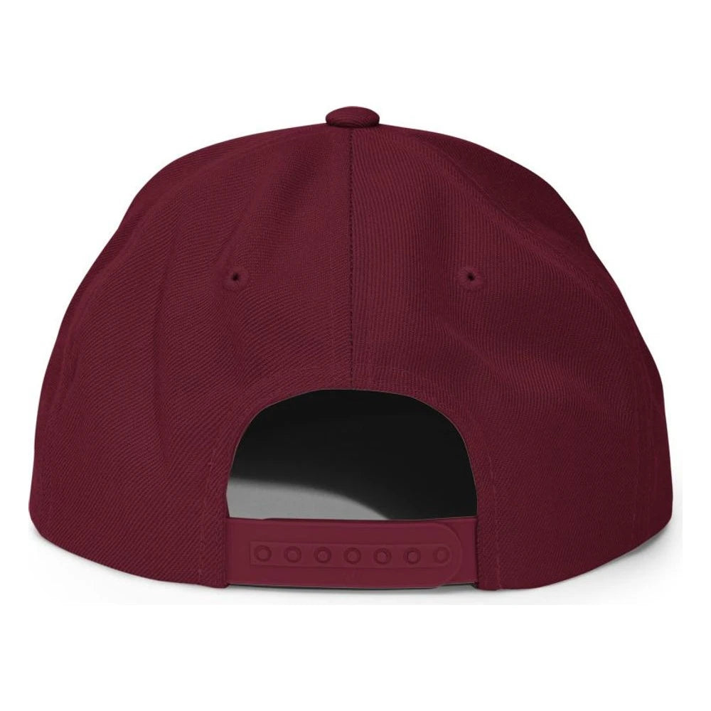 Maroon, back view