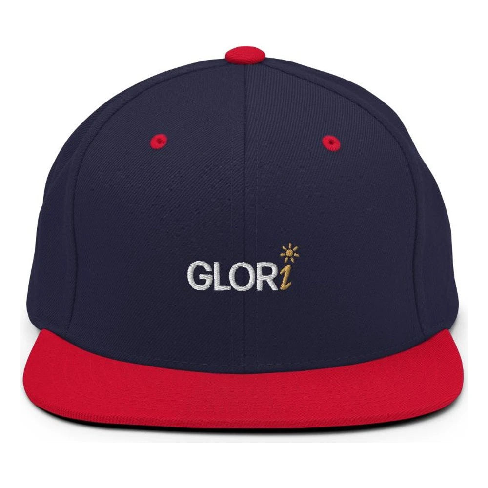 Navy/ Red, front view